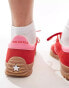 Converse Run Star trainers in red & pink