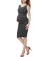 Фото #1 товара Maternity Delia Ruched Midi Dress