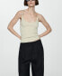 Фото #12 товара Women's 100% Linen Wideleg Pants