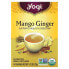 Фото #1 товара Yogi Tea, манго и имбирь, без кофеина, 16 чайных пакетиков, 32 г (1,12 унции)
