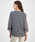 Women's Mixed Media Popover Top