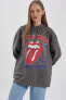 Фото #1 товара Свитшот Defacto Rolling Stones Oversize Fit