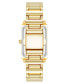 Women's Quartz Gold-Tone Alloy Bracelet Watch, 21mm