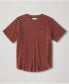 Seaside Linen Blend Short Sleeve Pocket Crew T-Shirt Made With Organic Cotton Large - фото #2