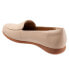 Фото #5 товара Trotters Deanna T2055-130 Womens Beige Extra Wide Leather Loafer Flats Shoes