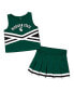 Фото #1 товара Спортивный костюм Colosseum девочек Michigan State Spartans зеленого цвета
