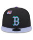 Фото #2 товара Men's Black/Purple Boston Red Sox Grape Big League Chew Flavor Pack 9FIFTY Snapback Hat