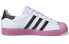 Фото #3 товара Кеды adidas Originals Superstar бело-черно-фиолетовые