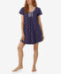 ფოტო #4 პროდუქტის Women's Cap Sleeve Sleepshirt Nightgown