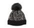 Фото #2 товара Jocelyn Sequin 289585 Knit Hat with Faux Fur Pom Pom Size O/S