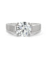 ფოტო #4 პროდუქტის Moissanite Solitaire Ring 1-9/10 ct. t.w. Diamond Equivalent in 14k White Gold