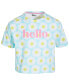 ფოტო #1 პროდუქტის Big Girls Daisy Hello Graphic T-Shirt, Created for Macy's