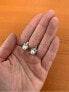 Elegant pearl earrings with zircons SVLE0913XH2P100