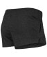 ფოტო #2 პროდუქტის Women's Heathered Black Wisconsin Badgers Performance Cotton Shorts