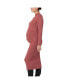 Maternity Ripe Nella Rib Nursing Knit Dress Rouge