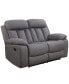 Фото #4 товара Fletcher 59.8" Stain-Resistant Polyester Reclining Loveseat