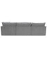 Фото #13 товара Marsten 126" 4-Pc. Fabric Sectional Sofa, Created for Macy's