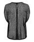 Women's Cotton Blend Open Crochet Knit Dolman Pullover