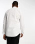 French Connection wing long sleeve smart shirt in white