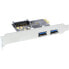 Фото #2 товара InLine 2 Port USB 3.0 Host Controller Card with SATA Auxiliary Power Port PCIe