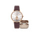 WATX RELOJ3_38 watch Pink / Brown / Grey - фото #2