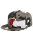 ფოტო #1 პროდუქტის Men's Miami Heat Snow Camo 59FIFTY Fitted Hat