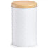 Фото #1 товара Хранение продуктов Zeller SCANDI Vorratsbehälter с высоким круглым бамбуковым крышкой белый