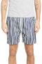 Фото #1 товара Wesc 258452 Men's Hampus Uneven Stripe Shorts Blue Size Large
