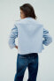 Фото #4 товара Короткая куртка из мягкой ткани ZARA