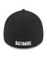 ფოტო #2 პროდუქტის Men's Black Baltimore Orioles 2023 City Connect 39THIRTY Flex Fit Hat