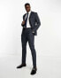 New Look skinny suit jacket in grey & blue check