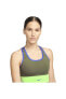 Фото #4 товара Спортивный бюстгальтер Nike W Nk Df Swsh Lngln для женщин, цвет кафявый.