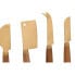 Cheese Knives Home ESPRIT Golden Natural Stainless steel Acacia 2 Units (3 Pieces)