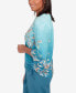 ფოტო #4 პროდუქტის Petite Sedona Sky Ombre Bird Beaded Neck Top