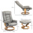 Relaxsessel mit Hocker 839-961V81GY