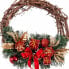 Фото #3 товара Рождественский венок ротанг Красный Разноцветный PVC 20 x 20 x 10 cm