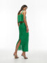 Фото #2 товара Topshop co-ord sequin maxi skirt in green