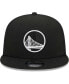 Men's Black Golden State Warriors Evergreen 9FIFTY Trucker Snapback Hat