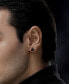 ფოტო #4 პროდუქტის Dark Armor Stud Earrings Black Diamond Accent in Black Rhodium Over Sterling Silver