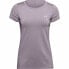 Women’s Short Sleeve T-Shirt Under Armour HeatGear Purple