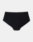 ASOS DESIGN 3 pack ribbed briefs in black