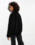 & Other Stories wool blend longline bomber jacket