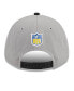 Фото #5 товара Men's Gray, Black Los Angeles Rams 2023 Sideline 9FORTY Adjustable Hat