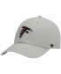 Фото #1 товара Men's Gray Atlanta Falcons Clean Up Adjustable Hat