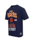 Men's Navy Detroit Tigers Oversized City Tour T-Shirt