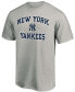 Фото #3 товара Men's Heathered Gray New York Yankees Heart Soul T-shirt