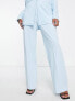 Фото #5 товара ASOS DESIGN Hourglass jersey slouchy wide leg trouser in pale blue