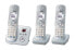Фото #2 товара Panasonic KX-TG6823 - DECT telephone - Speakerphone - 120 entries - Caller ID - Silver - White