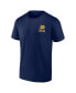 Фото #3 товара Men's Navy Notre Dame Fighting Irish Play Like A Champion Today 2-Hit T-shirt