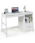 Фото #1 товара 47.5 Inch Modern Home Computer Desk with 2 Storage Drawers